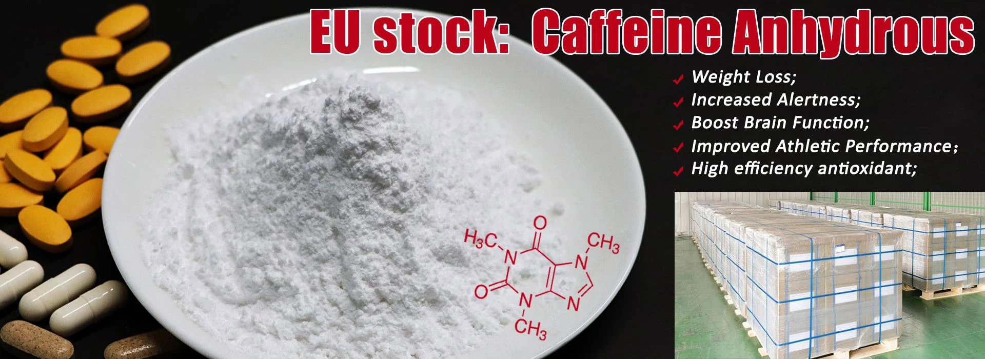 Caffeine Anhydrous powder